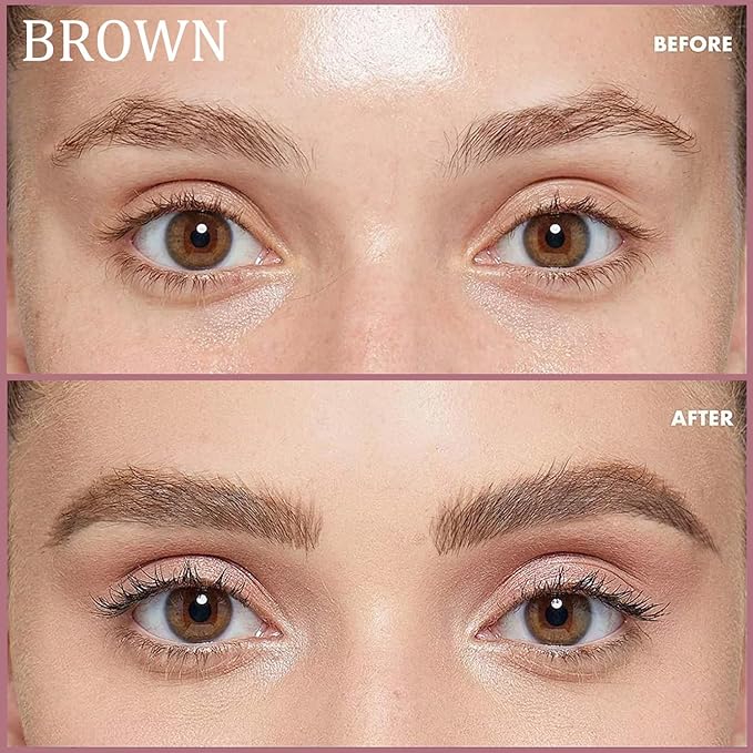 Eyelash & Eyebrow Color Kit, Professional Brown Color Set for Lashes and Brows, Natural Ingredients Stay-True Vibrant Color, Safe & Easy to Use 7ml (Black) Safe & Easy to Use 7ml (Brown)