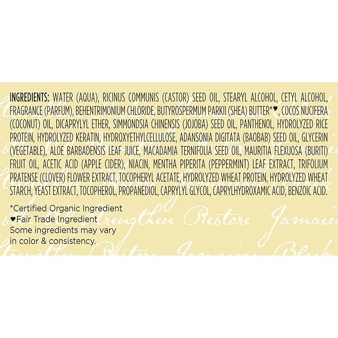 Shea Moisture Jamaican Black Castor Oil Leave In Conditioner 100% Pure Jamaican Black Castor Oil For Damaged Hair to Soften and Detangle Hair 11.5 oz (Pack of 12)
