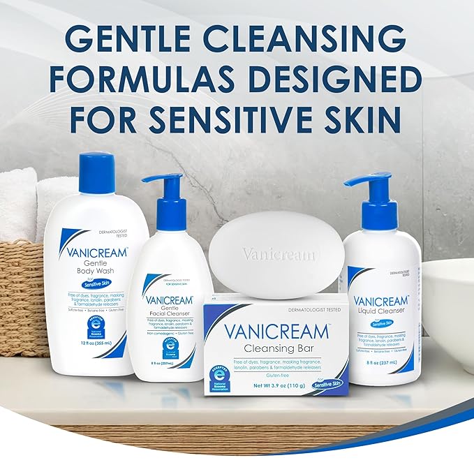 Vanicream Liquid Cleanser Refill, for Sensitive Skin, 32 FL OZ Bottle
