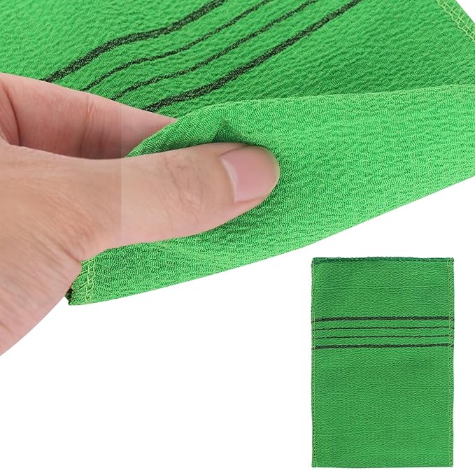 5Pcs Korean Exfoliating Cloth Gloves Italy Scrub Towel Mitt Exfoliating Washcloths for body Women Exfoliation, Skin Scrubs for Shower Remove Dead Skin Exfoliating Washcloth