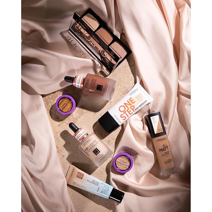 Catrice | HD Liquid Coverage Foundation | 24H Wear, Matte Finish, High Coverage, Waterproof Formula with Niacinamide | Vegan & Cruelty Free (010 | Light Beige)