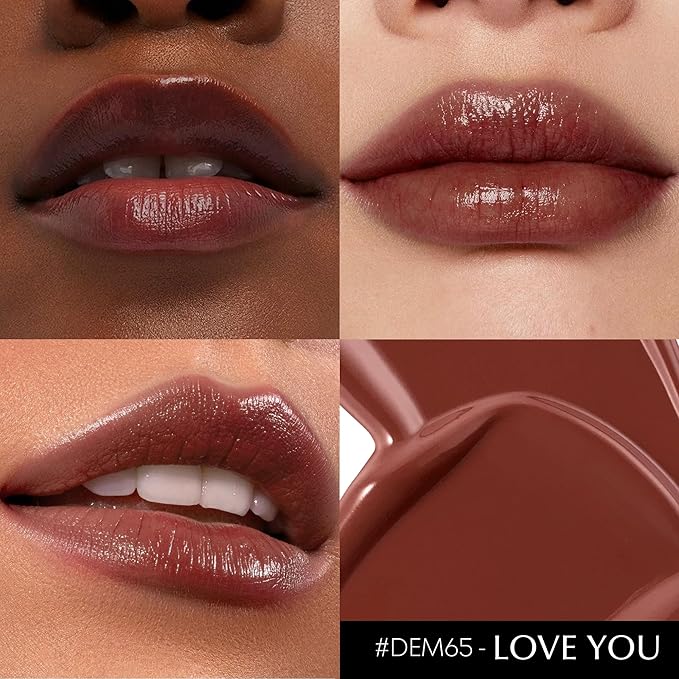 Depuplum Black Berry Lipstick for Women Moisture Lip Gloss Tinted Lip Balm Sheer Lipsticks for Mother's Day Nourishing Hydrate Glossy Lipstick for Dry Lips (DM65 Berry)