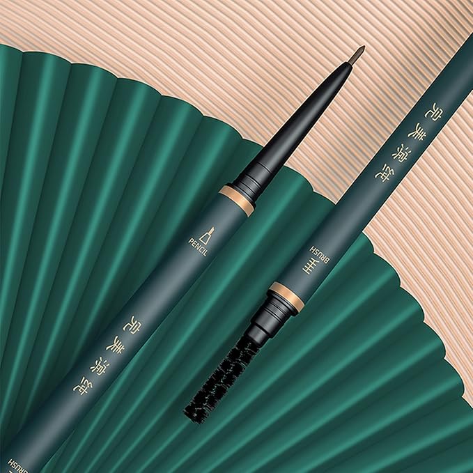 Thin Eyebrow Pencil,3 Pcs Waterproof brown eyebrow pencil with Spoolie Brush, Longwearing for Perfect Brows, Professional, Precision, Defines,Mechanical Pencil,Eye Brow Pencils for Women Brown BECHY