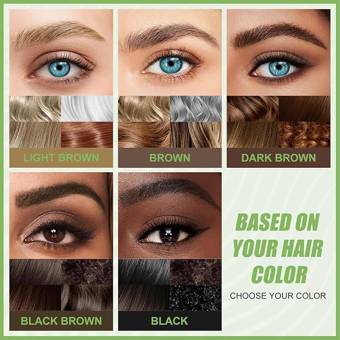 Microblading Eyebrow Pen, Waterproof Eyebrow Pencils for Women Brown Hair Like Natural Brow Contouring Pen, Precise Thin Four Forks Tip Liquid Pencil, Medium Brown