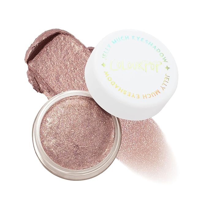 ColourPop Jelly Much Gel Eyeshadow - Glitter Eyeshadow with a Water-Based Gel Formula - Provides Intense Color Payoff with Minimized Creasing & Fading - Boo Kay (0.23 oz)