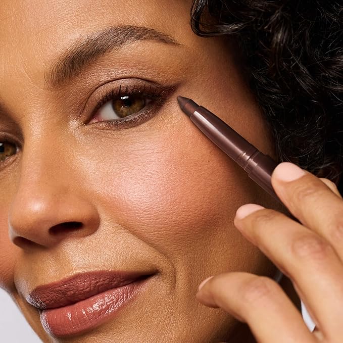 LAURA GELLER Laura’s 3 E’s Eyeliner, Eyelash & Eyebrow Kit for Mature Skin | Taupe | Kajal Longwear Eyeliner, Kajal Longwear Mascara & Bravo Brows Soft Pencil + Brush