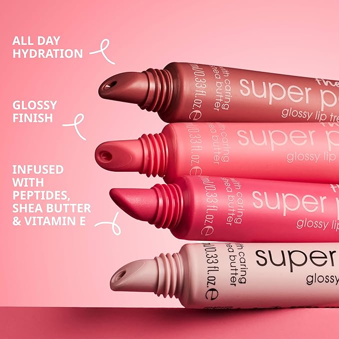 essence | The Super Peptide Glossy Lip Treatment | Hydrating, Nourishing and Non-Sticky | Vegan, Gluten Free and Cruelty Free (01 | Peptacular!)
