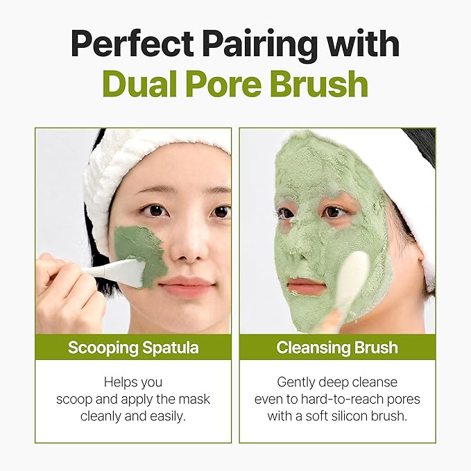 P.CALM Holy Basil Bubble Deep Mask | Blackhead Removal & Pore Cleansing, Purifying Clay Wash-Off Pack, Carbonated Water, for Sensitive Skin | Korean Skincare, 90g / 3.17 oz