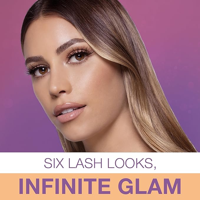 Ardell Faux Mink Wispy False Eyelashes Lookbook Lash Set – Natural Look Wispy Lashes Strip (Demi Wispies, 811, 812, 815, 817) with Lash Adhesive, 6 Pairs, 1 Pack