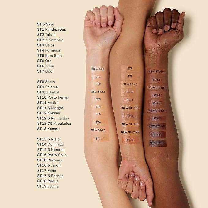 ILIA - Super Serum Skin Tint SPF 40 | Non-Comedogenic, Vegan, Lightweight to Help Against Blue Light, + Pollution while Hydrating, Smoothing, + Refining (Papakolea ST12.75, 1 fl oz | 30 ml)