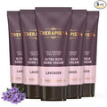 THERAPISPA Ultra Rich Hand Cream – Intensive Hydration & Repair for Dry, Chapped Hands | Enriched with Shea Butter, Ceramides, Niacinamide (B3) & Panthenol (B5) (Lavender, 2.0 oz, Pack of 5)