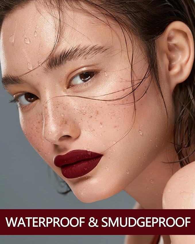 MAKI YIKA Dark Brown Lipstick for Women Color Stay Long Lasting Lipsticks No Smudge Matte Liquid Lipstick Transferproof Cruelty-Free Lip Color for Mother's Day, ChocolateDelight