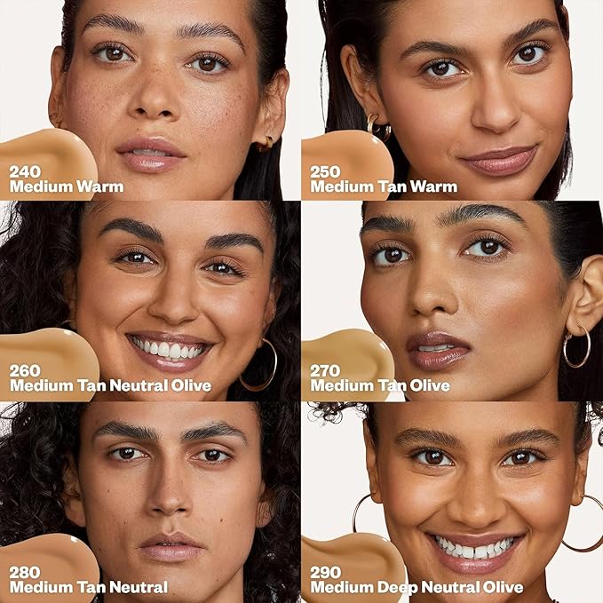 Kosas Revealer Liquid Foundation SPF 25 – Medium Buildable Coverage, Hydrating Natural Glow Finish, Medium Tan Neutral 280
