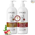 Edenika Botanicals Apple Cider Vinegar Shampoo and Conditioner Set, Deep Cleans, Clarifies, Detoxes Scalp & Hair, Balances pH, Botanical, Sulfate & Paraben Free, 16 fl oz Each