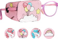 Astropic Cotton & Silk Eye Patch for Kids Glasses (Right Eye, Balloon)
