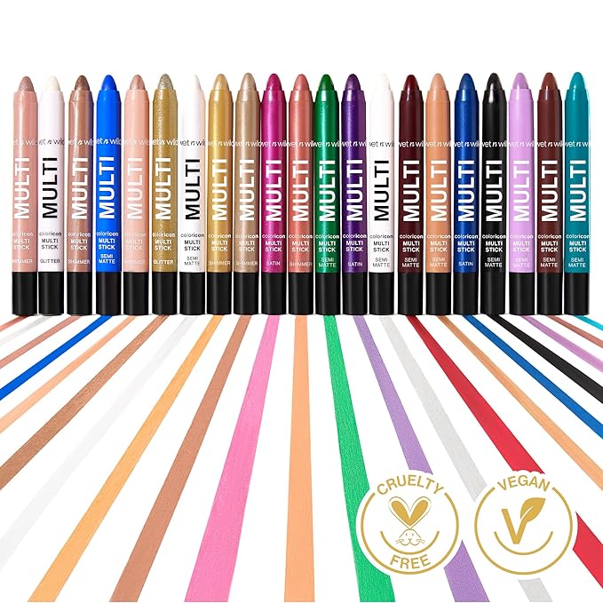 wet n wild Color Icon Cream Eyeliner Eyeshadow Multi-Stick, Moisturizing, Nourishing Velvety Cream-to-Powder Buildable & Blendable Formula, Cruelty-Free & Vegan - Gold Keep Diggin