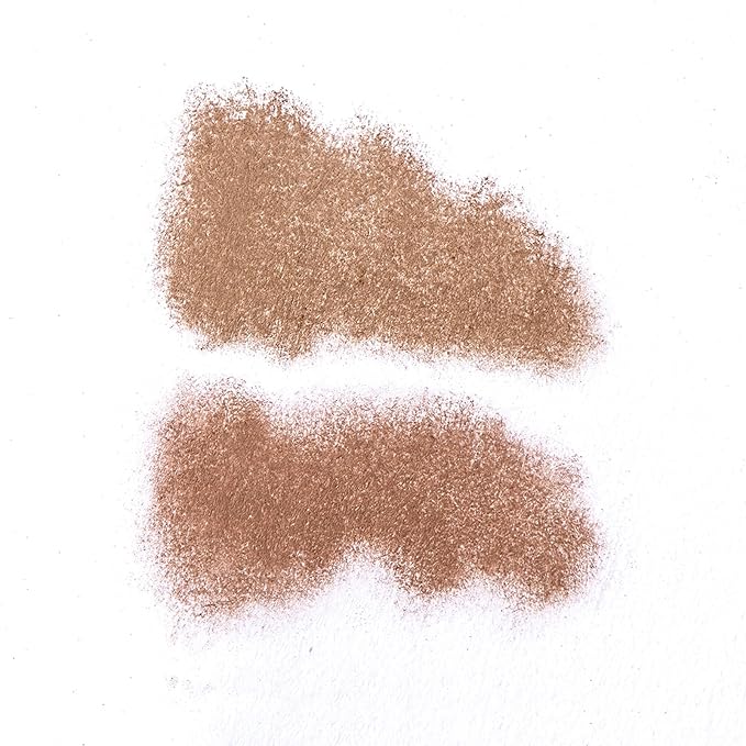 Arches and Halos Duo Luxury Brow Powder - Eyebrow Shaper and Color - Powder Compact with 2 Neutral Shades - Warm Brown - 0.1 oz