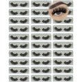 Wholesale Lashes, 3D Faux Mink Eyelash Bulk, 18mm Handmade Reusable Eye Lash, Dramatic Fluffy False Lash with Glitter Portable Packing (Flufy 30 pairs - MK22)