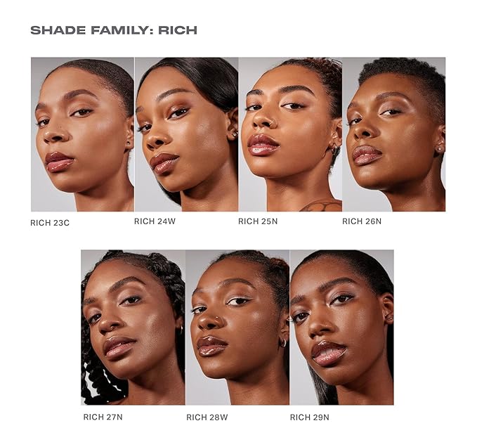 Morphe Lightform Dewy Foundation - Extended Hydration Foundation Makeup with a Lasting, Natural Radiant Finish - Long-Wearing Formula with Buildable, Medium Coverage - Rich 23C (1.01 fl oz)