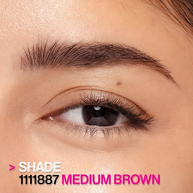 wet n wild Brow-Sessive Brow Pencil, Ultra-Precise Dual Ended Spoolie Brush for Perfect Buildable Blendable Shaping, Natural Lasting Shades for Every Brow, Cruelty-Free & Vegan- Medium Brown(Packaged)