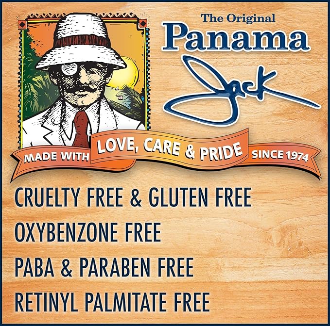 Panama Jack Sunscreen Lip Balm - SPF 45, Flavor Pack, Broad Spectrum UVA-UVB Sunscreen Protection, Prevents & Soothes Dry, Chapped Lips (6 Pack)