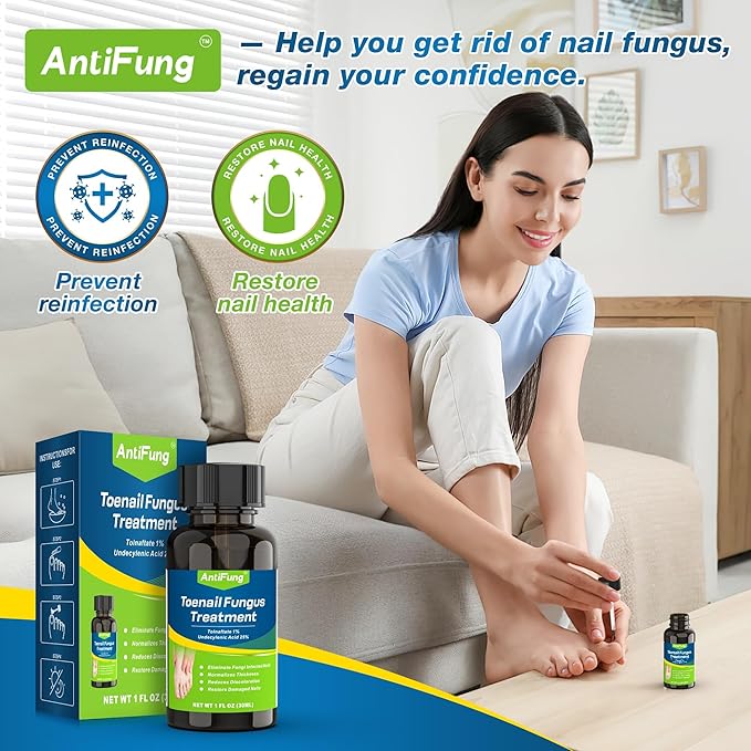 Toenail Fungus Treatment Extra Strength – Maximum OTC with 25% Undecylenic Acid – for Thick, Nail Strengthener and Growth, for Broken, Discolored Nail & Ingrown Toenail, 30ml