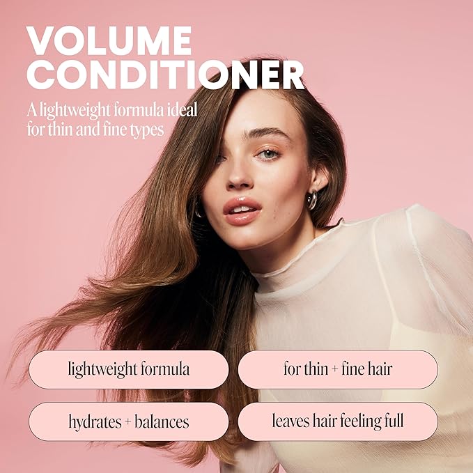 MONDAY HAIRCARE VOLUME Conditioner with Hydrolyzed Collagen, Coconut Oil, Shea Butter & Macadamia Oil for Thin, Fine & Flat Hair 354 mL
