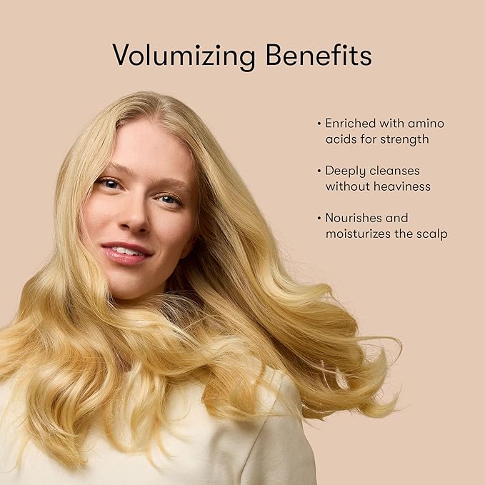 Odele Volumizing Sulfate-Free Shampoo, Adds Moisture, Shine, and Fullness for Straight or Wavy Hair Types, 13 Fl Oz