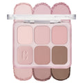 CLIO Muse Master Eyeshadow Palette, Korean Eyeshadow Palette, Soft Lilac Mauve 6-Color Eye Makeup with Matte Satin Shimmer, Blendable Baked Cream Powder Formula (04 LILAC TALK)