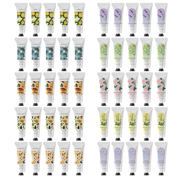 Green Canyon Spa Hand Lotion Bulk 50 Pack Bachelorette Party Favors Mini Lotion Hand Lotion Travel Size Creams & Lotions Set Small Gifts for Women Mothers Day Gift
