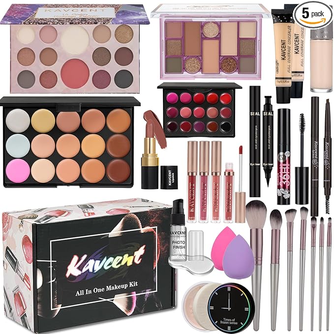 Makeup Kit for Women full Kit Makeup Set for Teens Makeup Kits for Teen Girls Teenagers Eyeshadow Palette Makeup Gift Set for Teens Women