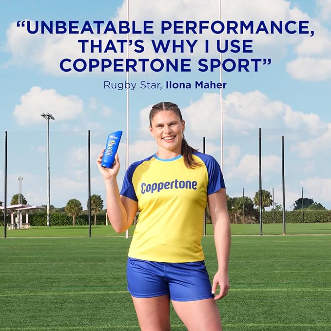 Coppertone SPORT Sunscreen SPF 30 Lotion,Water Resistant Sunscreen,Body-Sunscreen Lotion,7 Fl Oz,(Pack of 2)