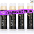 BALM OF GILEAD Manuka Defense Healing Lip Balm - Intensive Moisture Therapy in Tube w/Manuka, Tea Tree & Cooling Peppermint - Ideal for Chapped & Cracked Lips - Beauty Pack Of 4-0.15 oz