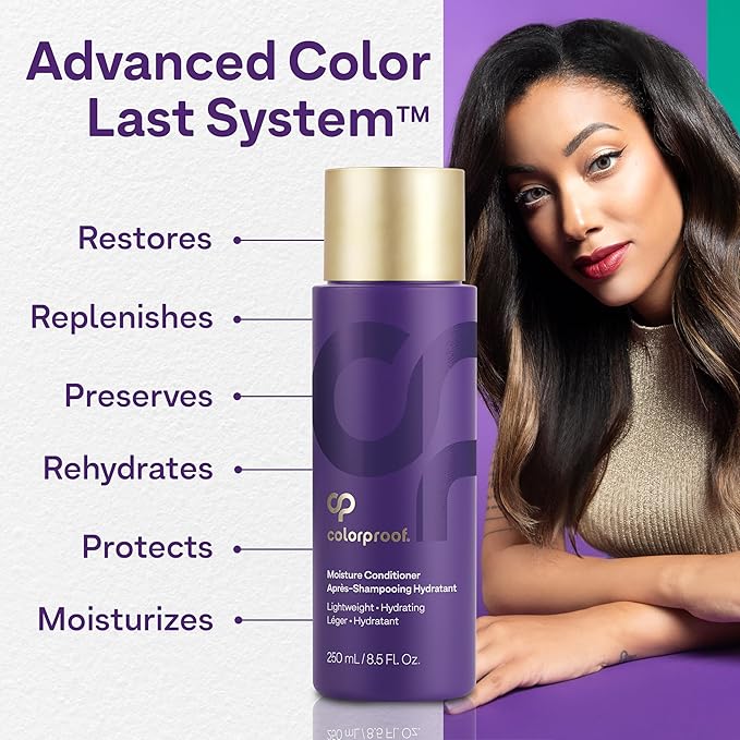 Colorproof Sulfate-Free Moisturizing Conditioner For Women | Hydrating Conditioner With Mojito Mint Scent | Vegan And Color-Safe Formula | Adds Volume & Protects Hair Color