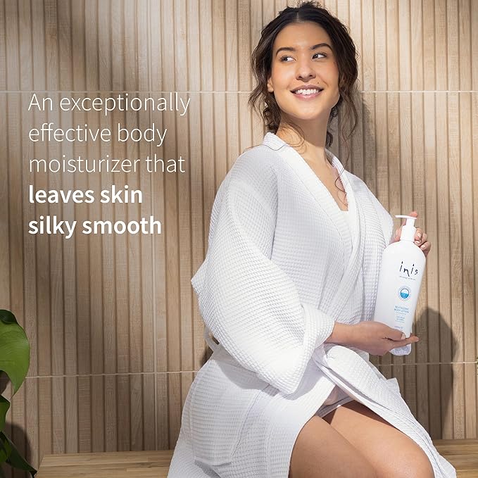 Inis the Energy of the Sea - Revitalizing Body Lotion for Women and Men, Large Pump, Daily Body Moisturizer with Seaweed, Shea Butter and Vitamin E, Clean Ocean Fresh Scent, 16.9 fl oz