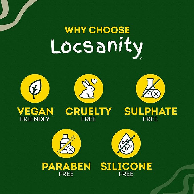 Locsanity Daily Moisturizing Rose Water and Peppermint Hair Scalp Refresher for Locs and Dreadlocks - Natural Loc Care and Maintenance (8oz)