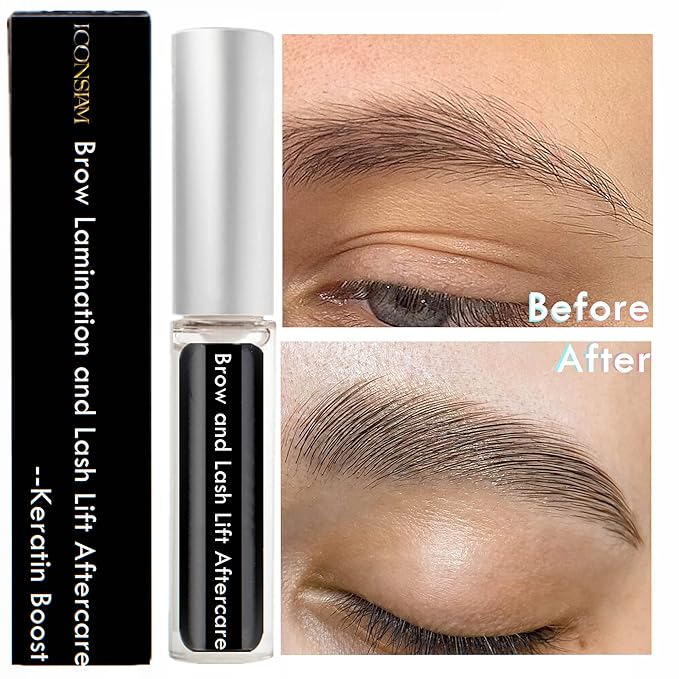 Brow Lamination Aftercare, Eyebrow Perm Conditioner, Lash Lift Nutrition, 7ml Keratin Oil for Over Perming Lashes Brows, Fix Them Neat Upwards, Saving Mess Hairs At once| 100-Day Supply