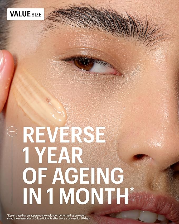 Allies of Skin Peptides & Antioxidants Advanced Firming Daily Treatment with 13 Brighteners, 9 Antioxidants, 7 Firming Peptides, 5% Teprenone & Ferulic Complex and 3% Biotech Algae Complex 75ml/2.5oz