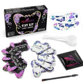 PERMANIA Lash & Brow Color Kit, Natural Black Lasts up to 4 Weeks Temporary Eyelash & Eyebrow Color