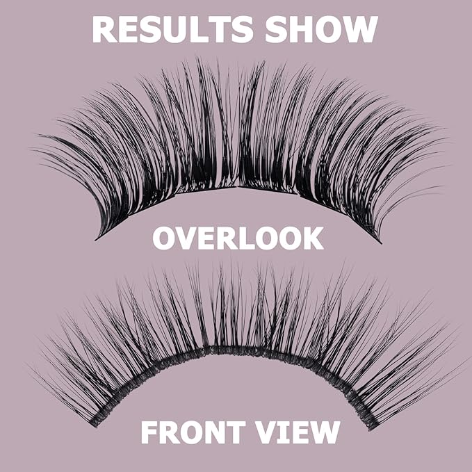 QUEWEL Cluster Lashes 72 Pcs Wide Stem Individual Lashes C/D Curl 8-16mm Length DIY Eyelash Extension False Eyelashes Soft for Personal Makeup Use at Home (natural02-C-16)
