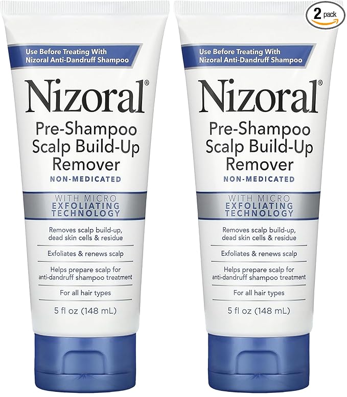 Nizoral Pre-Shampoo Scalp Build-Up Remover - Exfoliates and Renews Helps Prepare for Anti-Dandruff Shampoo Treatment,5 oz,(Pack of 2)