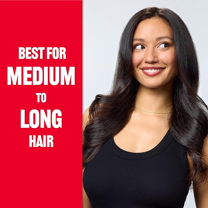 REVLON One-Step Volumizer Hair Dryer and Styler – Easy Salon-Style Blowouts – Less Frizz, More Shine, and Reduced Heat Damage, for All Hair Types and Lengths (Black) (Pack of 2)