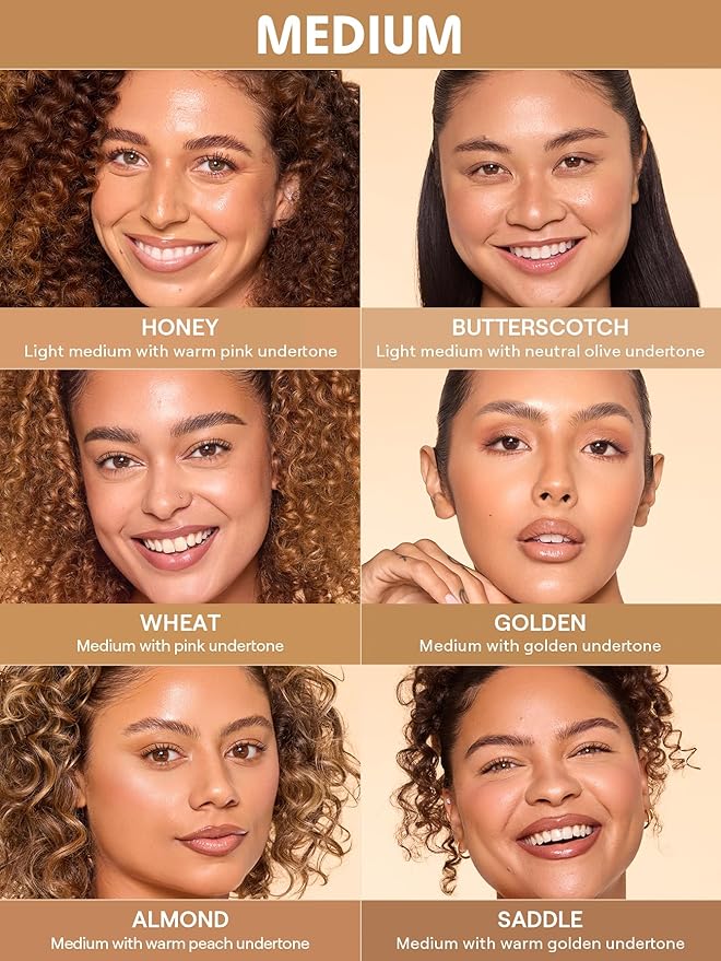 SHEGLAM Dew & Done Skin Tint with SPF20 Light-medium Coverage Foundation Evens Skin Tone-Golden