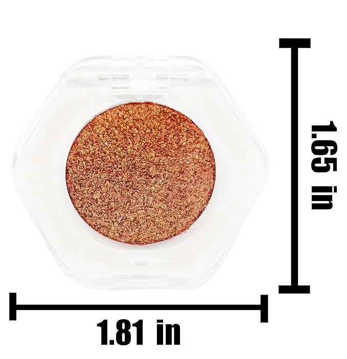 Bistopia，Pearlescent cream eyeshadow, shimmering, with a smooth texture that blends easily; a translucent metallic glitter eyeshadow that delivers a long-lasting, sparkling finish, 2g (#21)