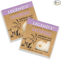 Legend's Creek Farm Goat Milk Soap - Cleansing Moisturizing Bar for Hands and Body - 5 Oz Creamy Lather, Nourishing, Gentle Natural Soap for Sensitive Skin, Handmade in USA (Lavender, Pack of 2)