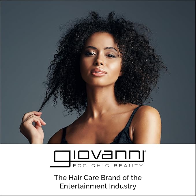 GIOVANNI ECO CHIC 50:50 Balanced Hydrating Clarifying Shampoo - Leaves Hair pH Balanced for Over-Processed Hair, Provides Moisture & Protection, Salon Quality, No Parabens, Color Safe - 8.5 oz