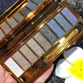 Glitter Eyeshadow Palette, 9 Colors Sparkle Shimmer and Matte Eye Shadow, Highly Pigmented Waterproof Long Lasting Makeup Set (Color 5)