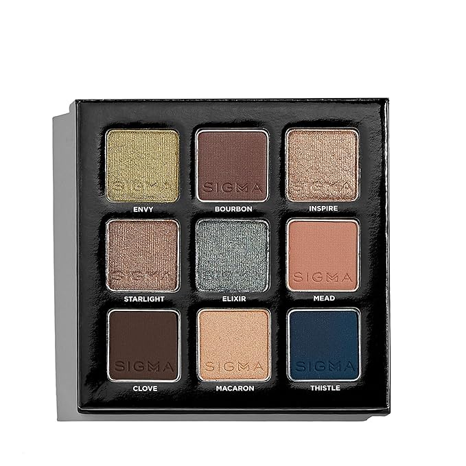 Sigma Beauty On-The-Go Eyeshadow Palette Set Includes 6 Eyeshadow Palettes