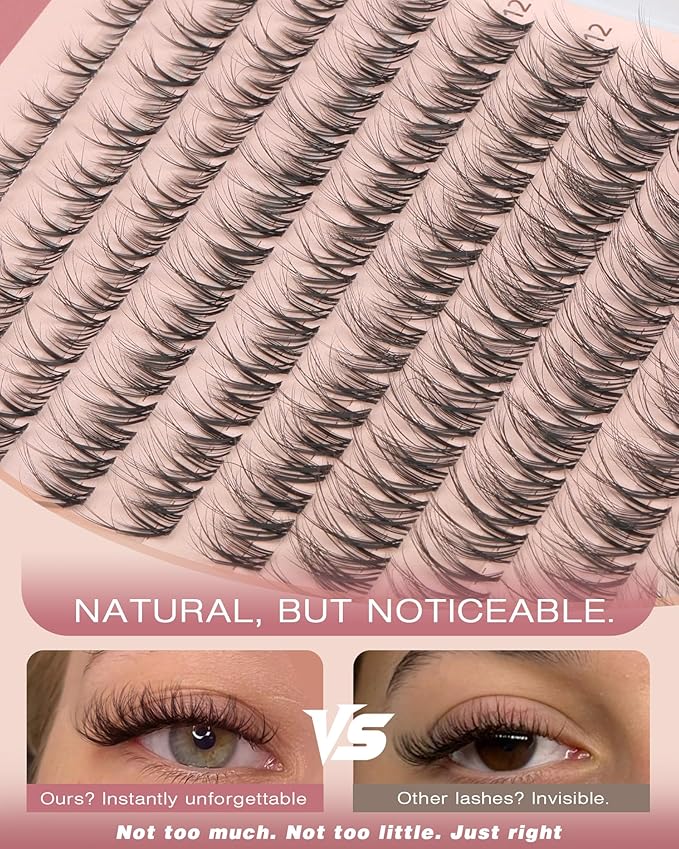 Spider Lash Clusters Wispy Fluffy Eyelash Clusters Natural Cluster Eyelash Extensions Breeze Individual Lashes Clusters Clear Band Cluster Lashes Pestañas Postizas Naturales by TNFVLONEINS