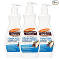 Palmer's Cocoa Butter Formula Daily Skin Therapy Cocoa Butter Body Lotion for Dry Skin, Hand & Body Conditioner, Pump Bottle,13.5 Oz (Pack of 3)